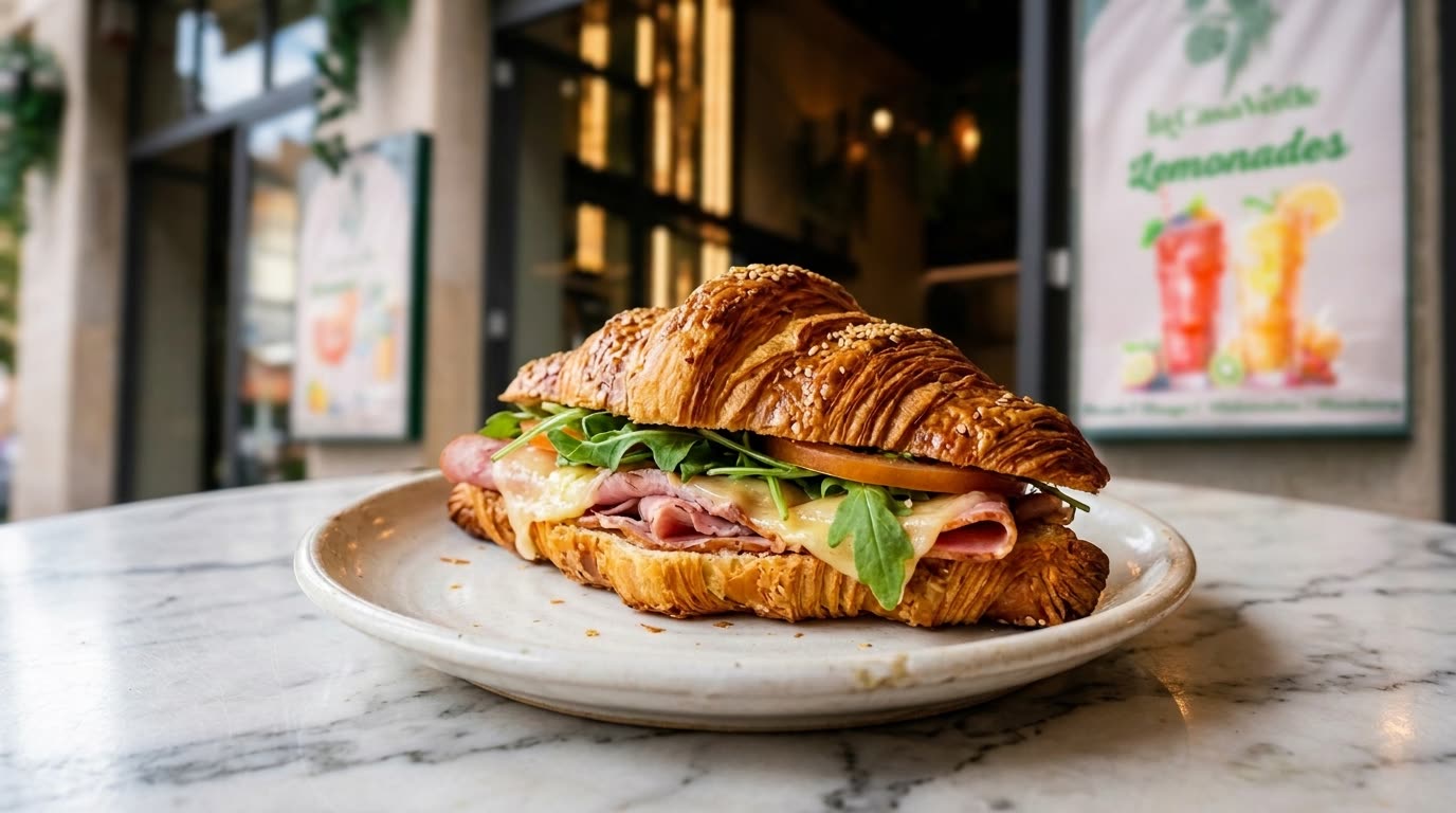 Caprese croissant